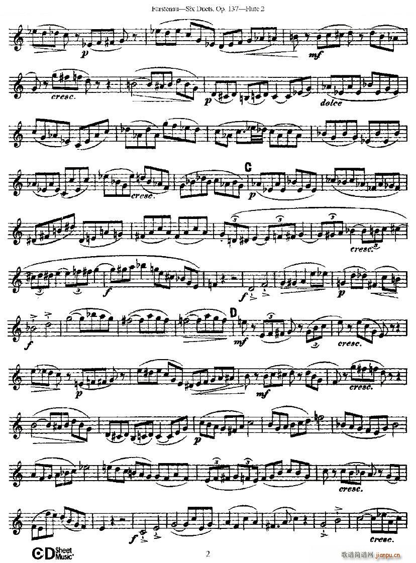Six Duets Op 137 ֮һ  Ʒ 137̖ ~(V)7