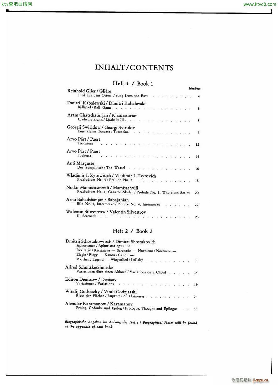 Neue sowjetische Klaviermusik Gerig Book 1(V)3