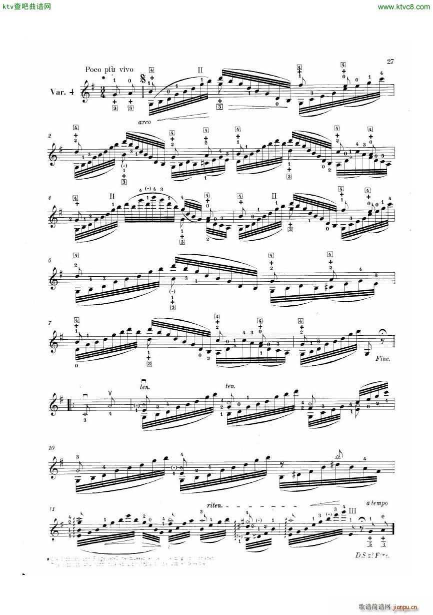 H W Ernst 6 Polyphonic Studies(V)26