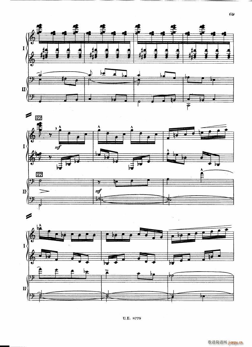 Bartok SZ 83 Piano Concerto 1 2p reduct (V)26