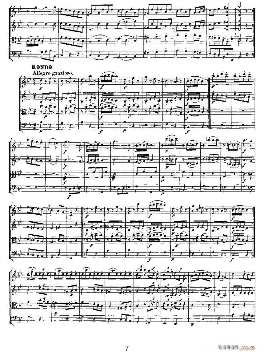 Quartet No 6 in Bb Major K 159 B{(dio)Ҙ(V)1