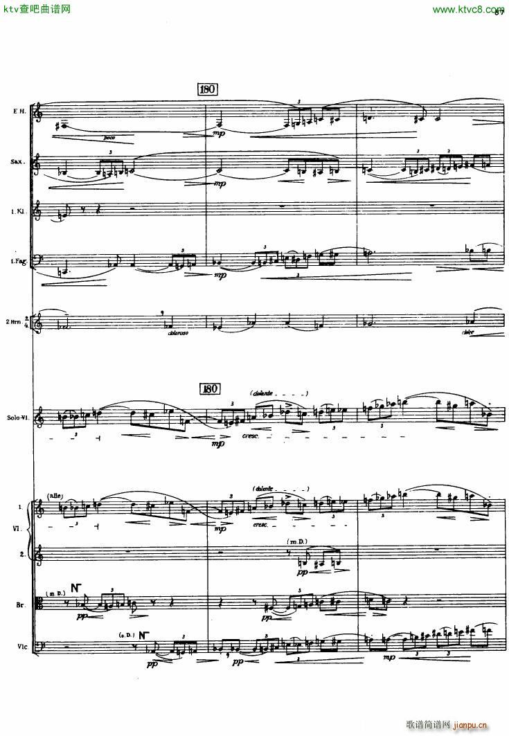 Berg Violin Concerto Score (V)5