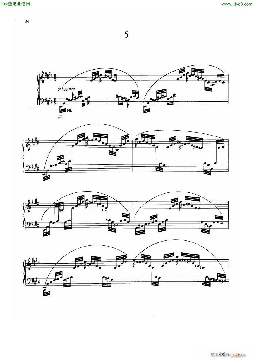 Dohnanyi Etude Op 28 5(V)1