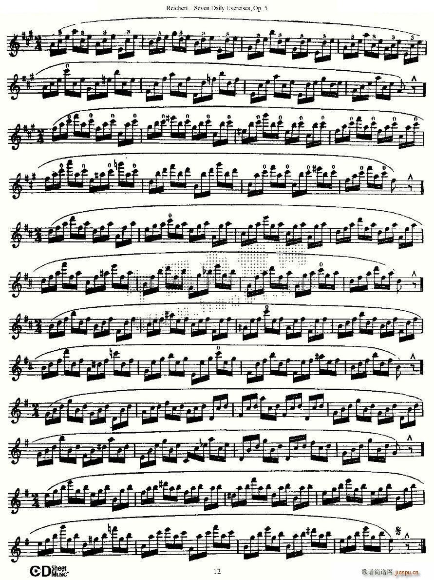 Seven Daily Exercises Op 5 ÿվ Ʒ5̖ ~(ʮּ)12
