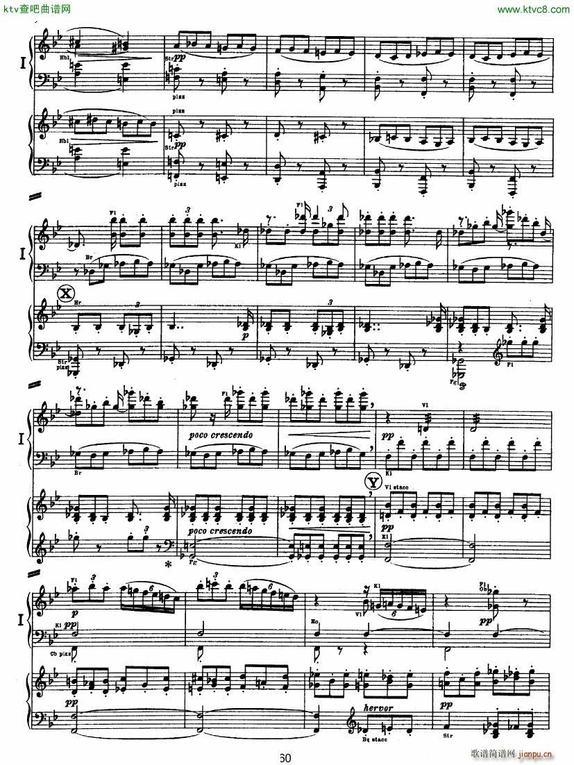 Bruckner Symphony No 4 4 hands arr (V)9