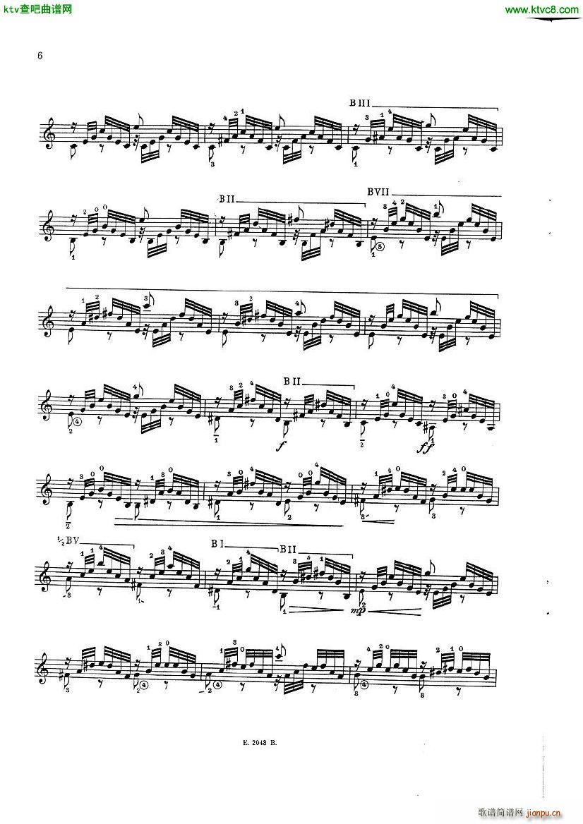 Mauro Giuliani 6 Preludi op 83(V)5