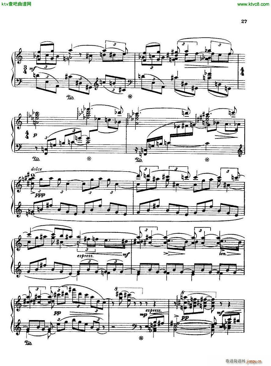 Bridge H160 Piano Sonata 1923 4(V)27