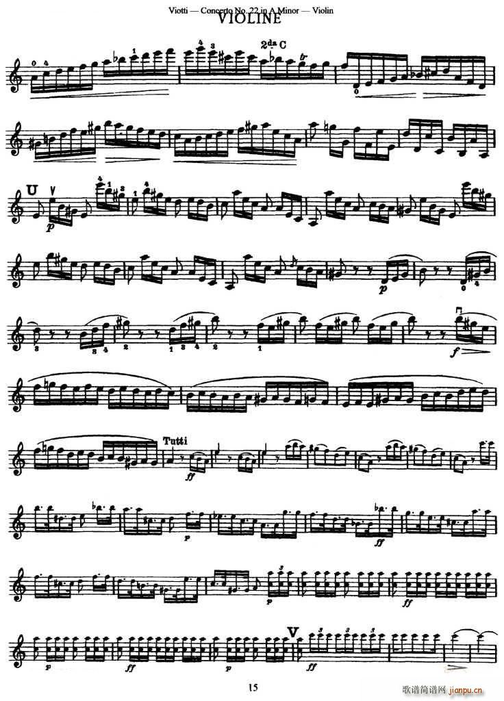 Concerto No.22 in A Minor(СV)7