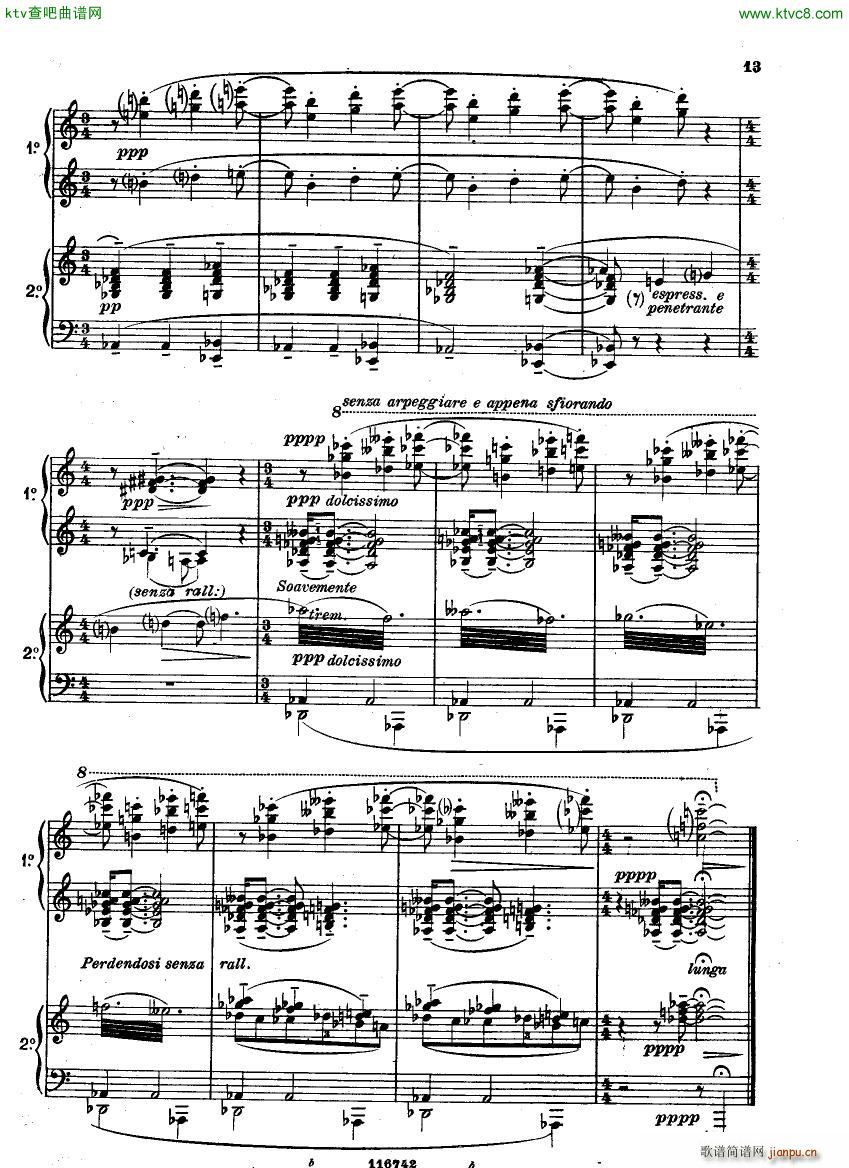 Casella Five Easy Pieces Pupazzetti 4 hands 1915(V)13