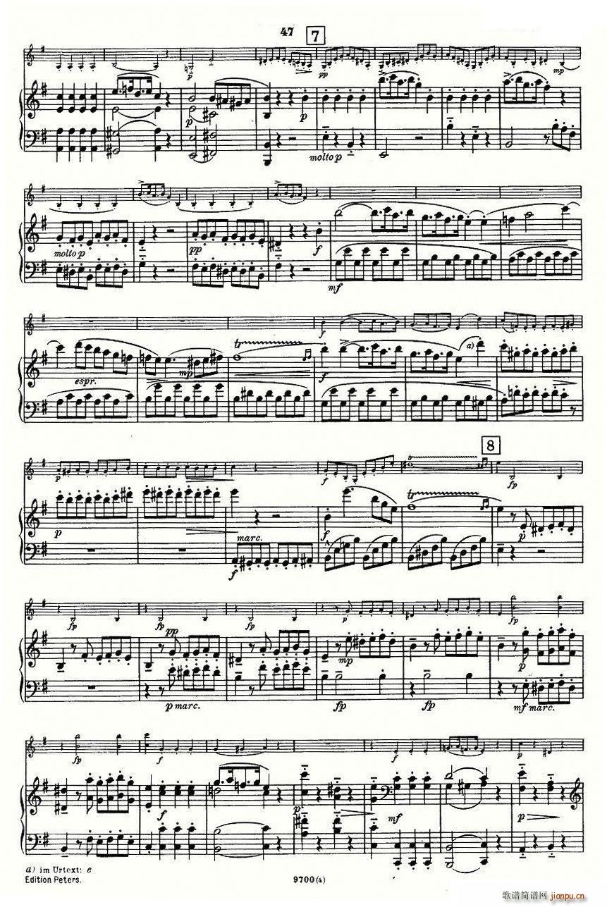 Mozart Violin Sonata No 4 KV 304 СQ(СV)6