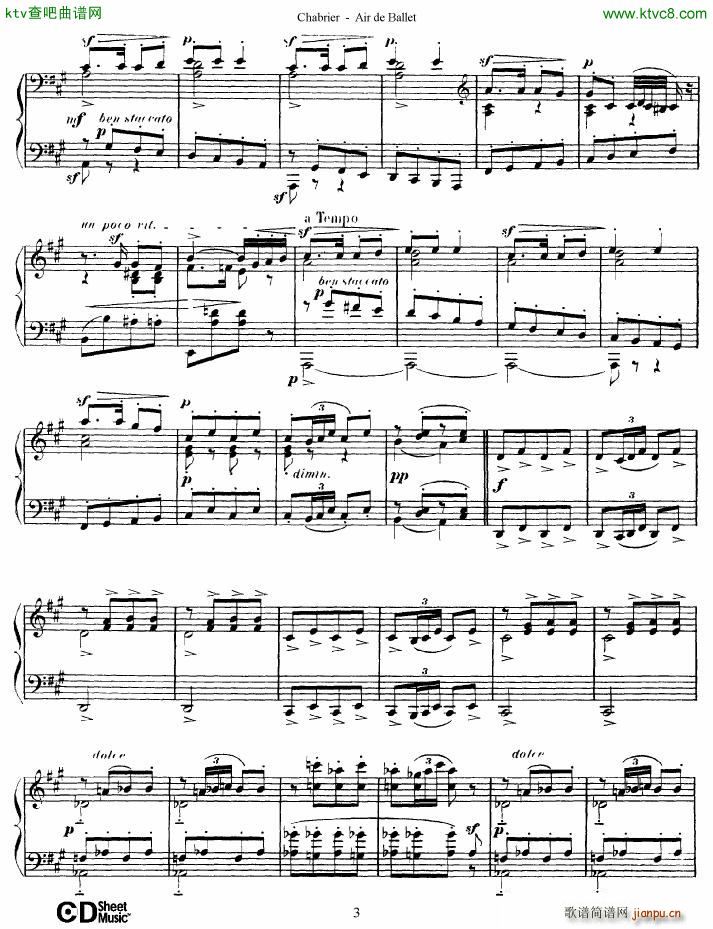 Chabrier Air de Ballet(V)3