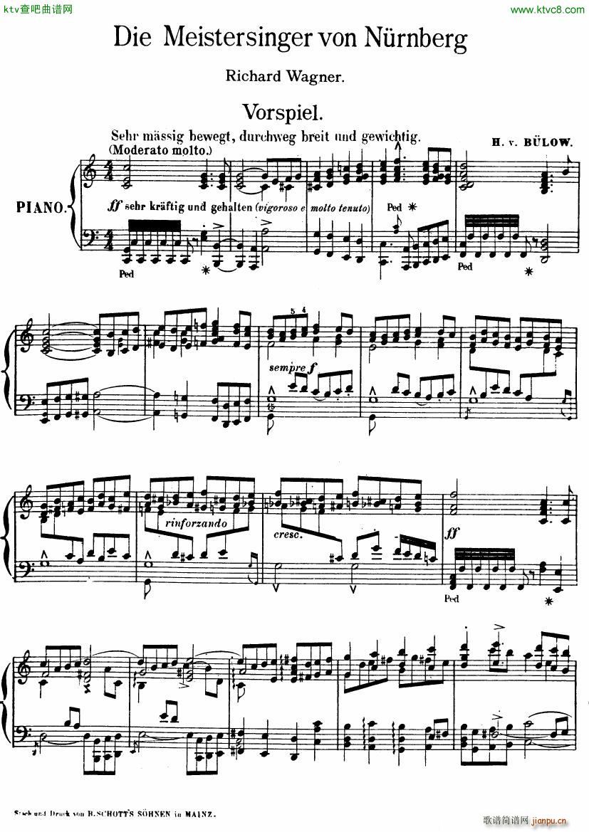 buliow wagner die meistersinger vorspiel(V)1