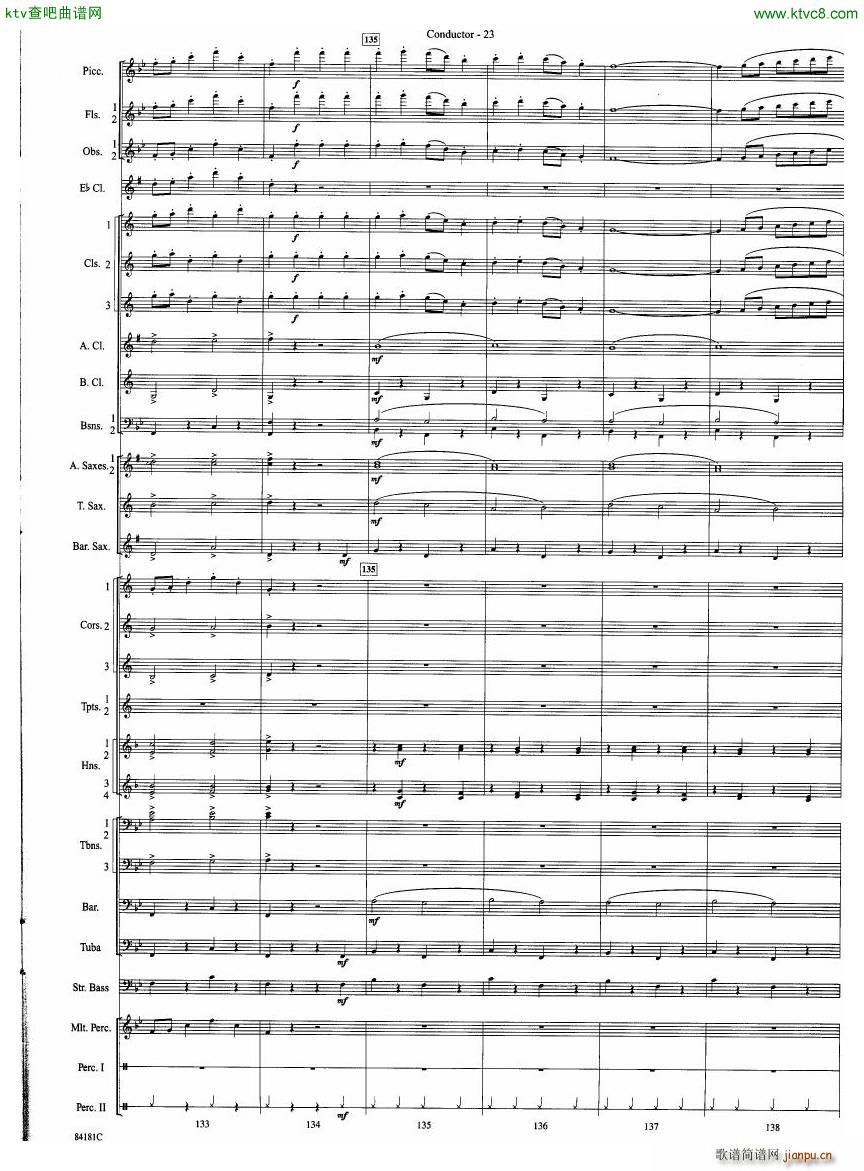 Anderson Sleigh Ride full score(V)24