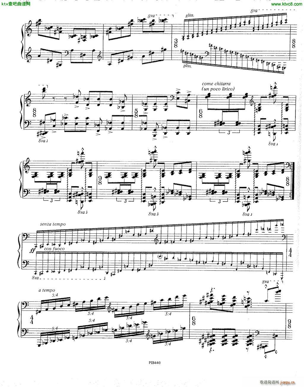 Ginastera Sonata No 3(V)6