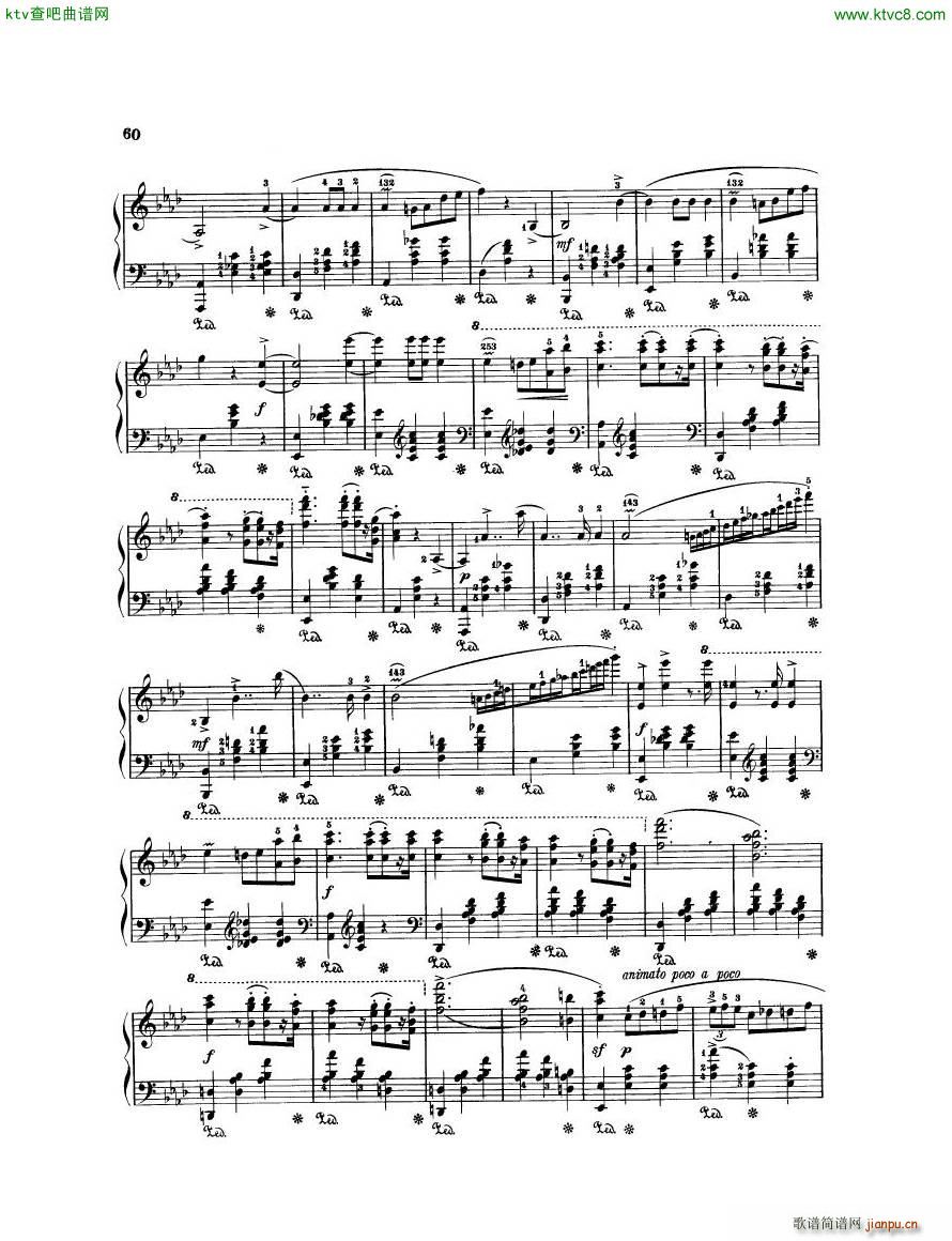 Chopin Op 34 No 1 Waltz in Ab major(V)7