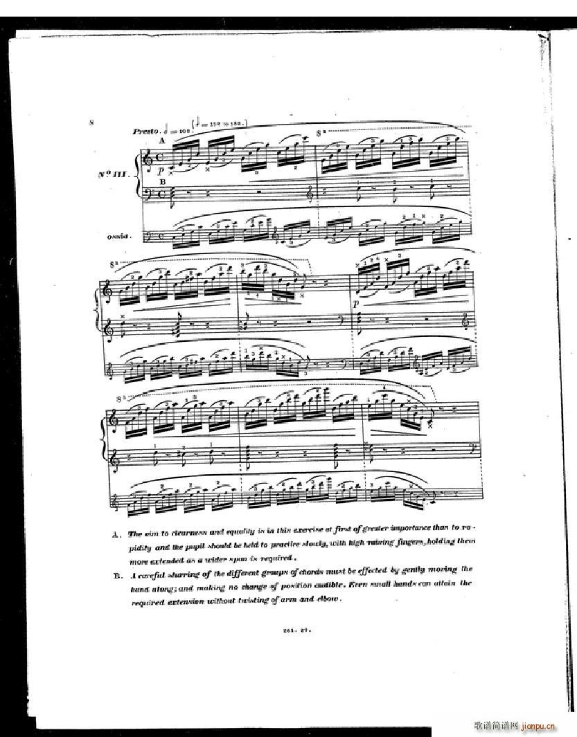 Czerny Etudes de la Velocite(V)5
