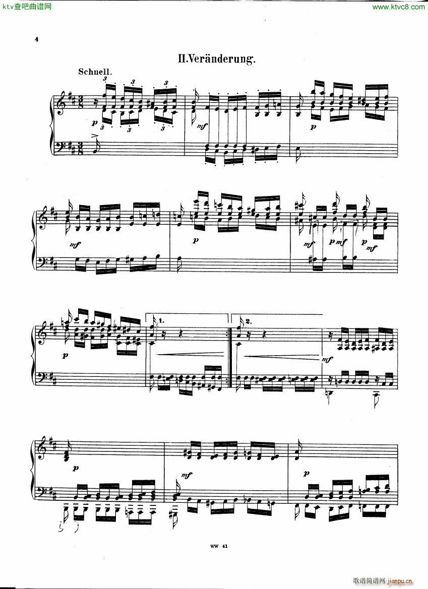 Herzogenberg 8 Variations op 1 3(V)3