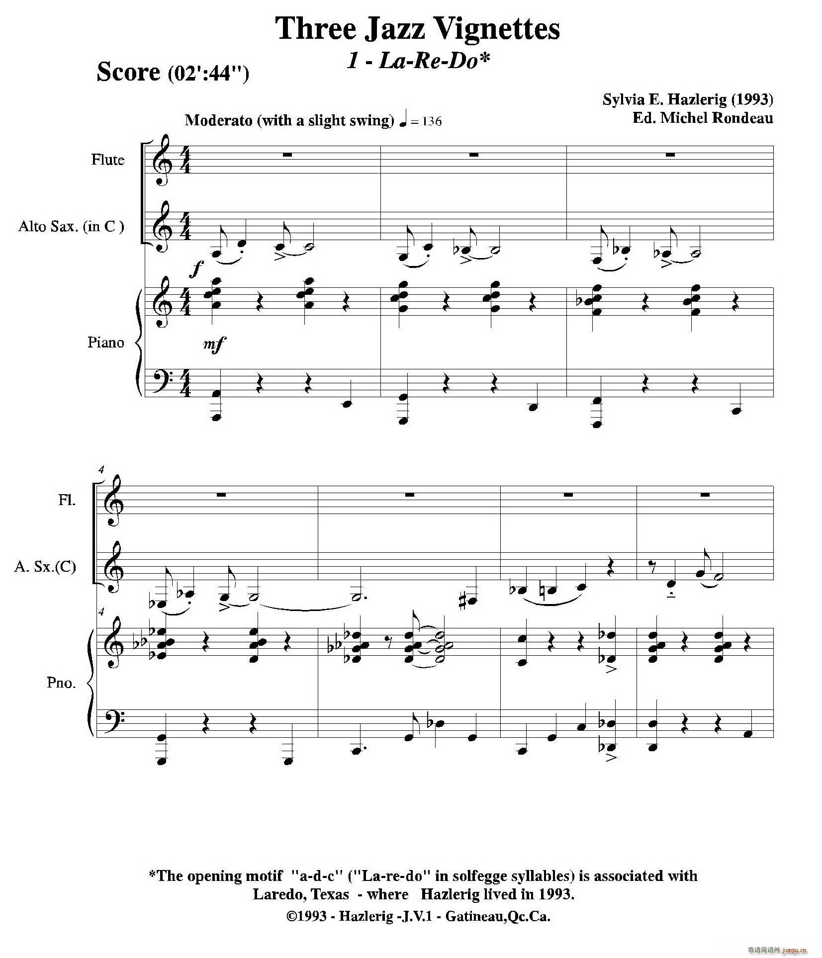 Three jazz vignettes һ L_(V)1