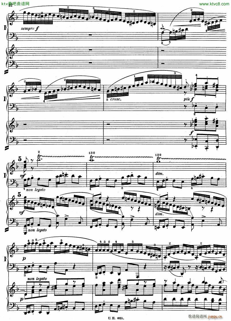 Bach JS BWV 1052 Keyboard Concerto in d ed R ntgen(V)12