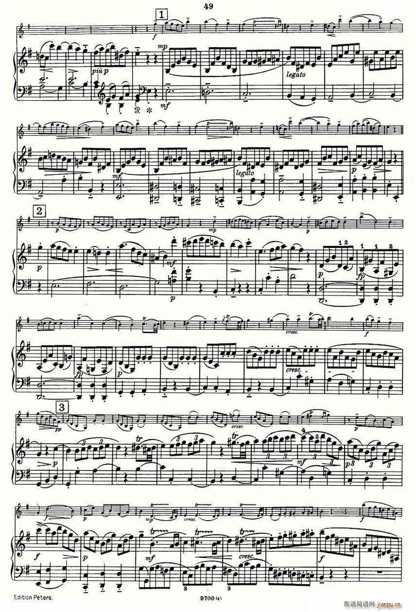 Mozart Violin Sonata No 4 KV 304 СQ(СV)8