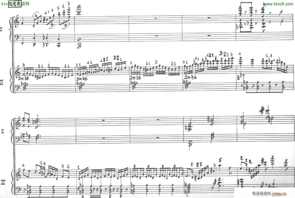 Bolling Sonata for Two Pianist no 2 Part2(V)1
