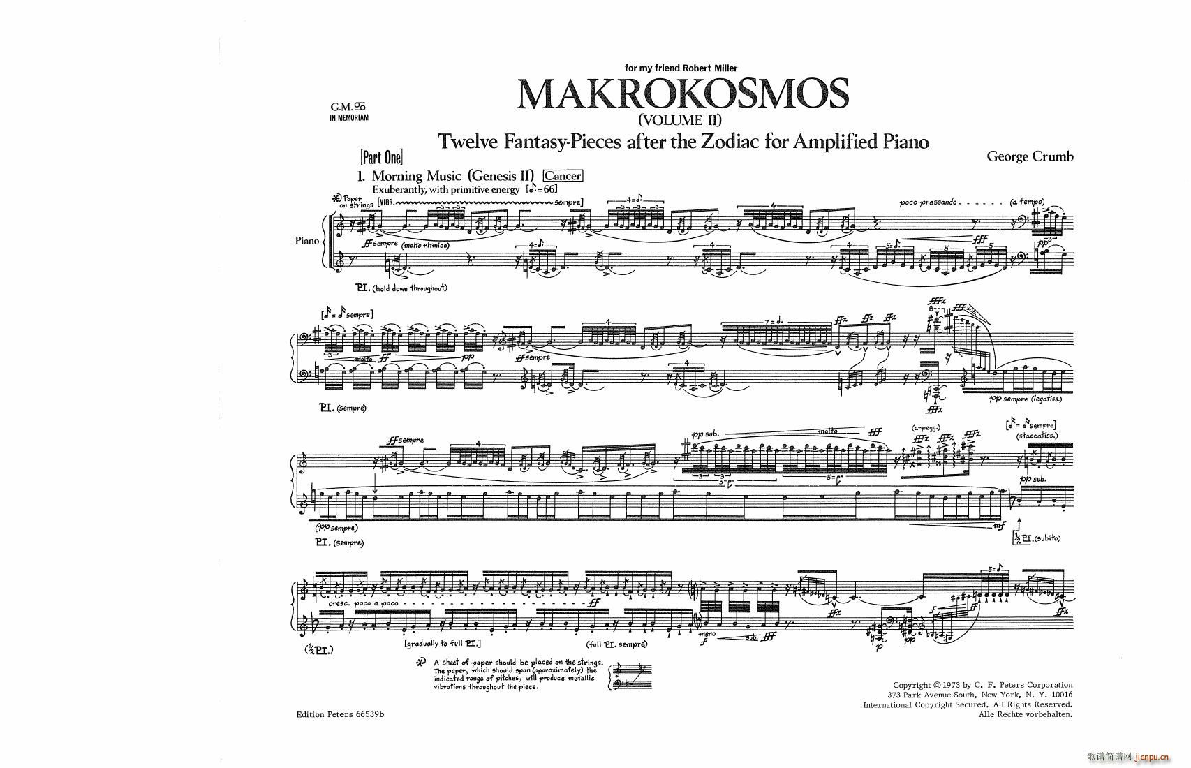 Crumb Makrokosmos Volume 2(V)8
