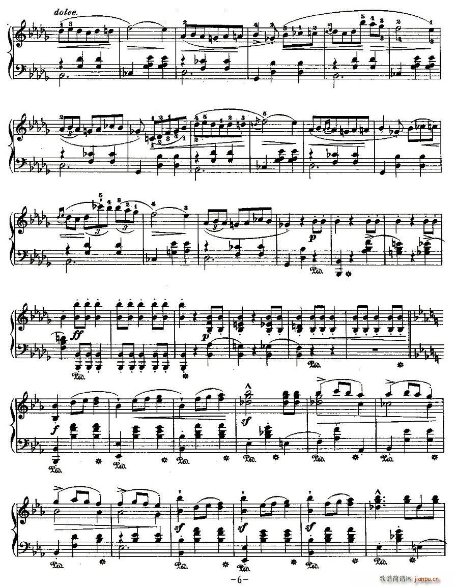 Grande valse brillanteOp.18,No.1(ʮּ)6