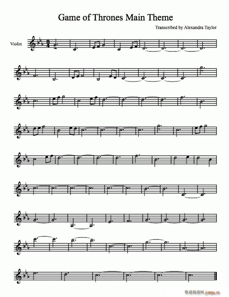 Game of Thrones Main Theme(ʮּ)1