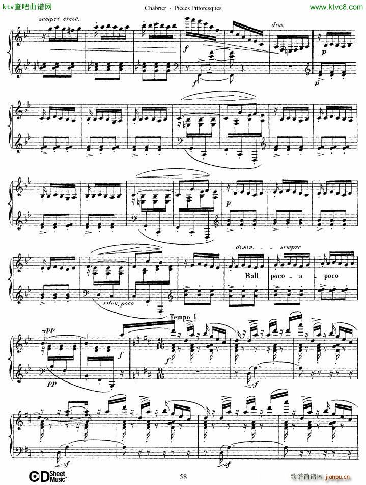 Chabrier Pices Pittoresques 7 10(V)29