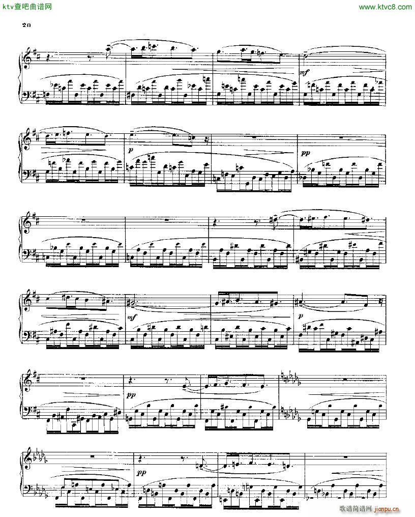 Balakirev Piano Sonata In B Flat Minor(V)19