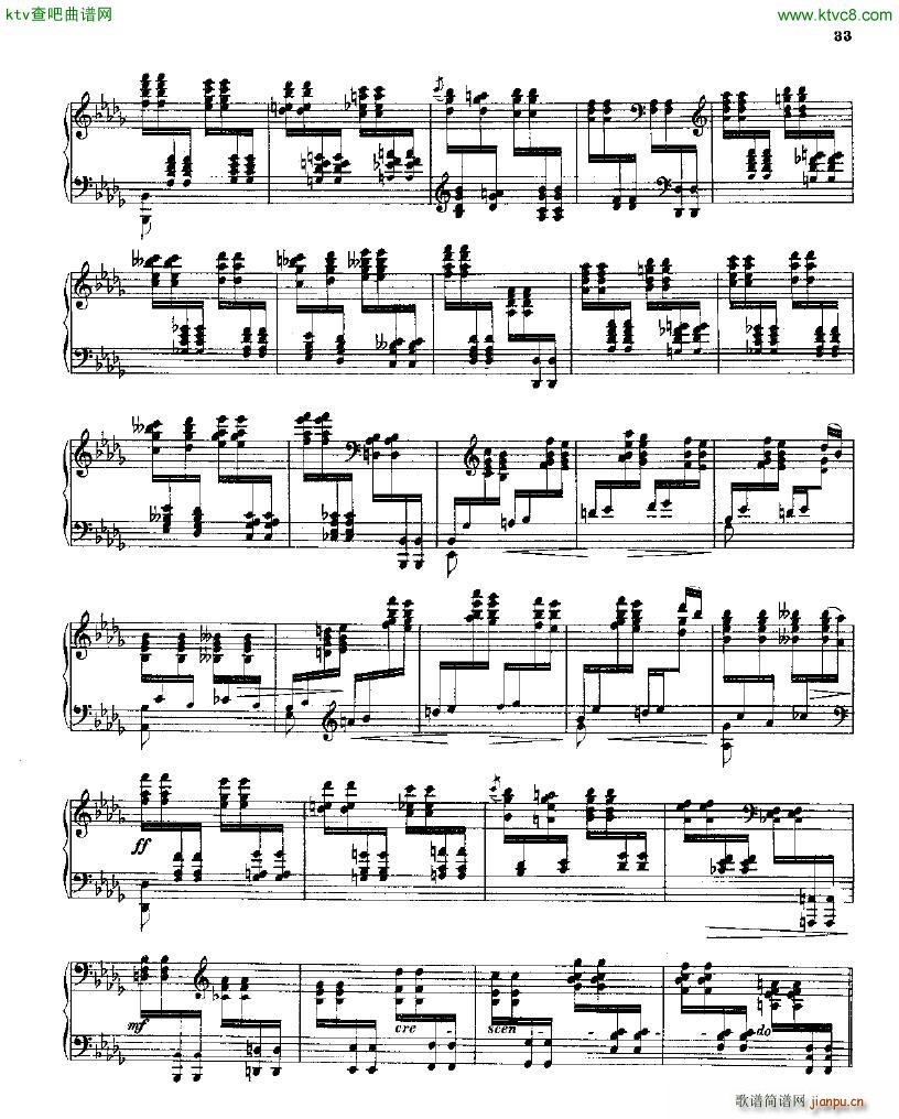Balakirev Piano Sonata In B Flat Minor(V)32