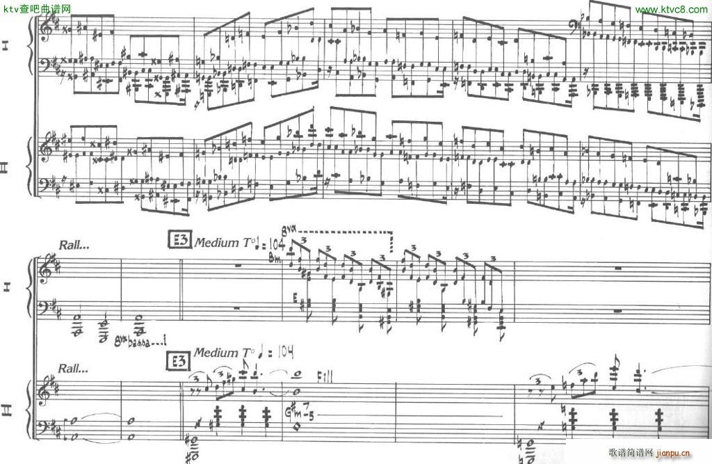 Bolling Sonata for Two Pianist no 2 Part3(V)9