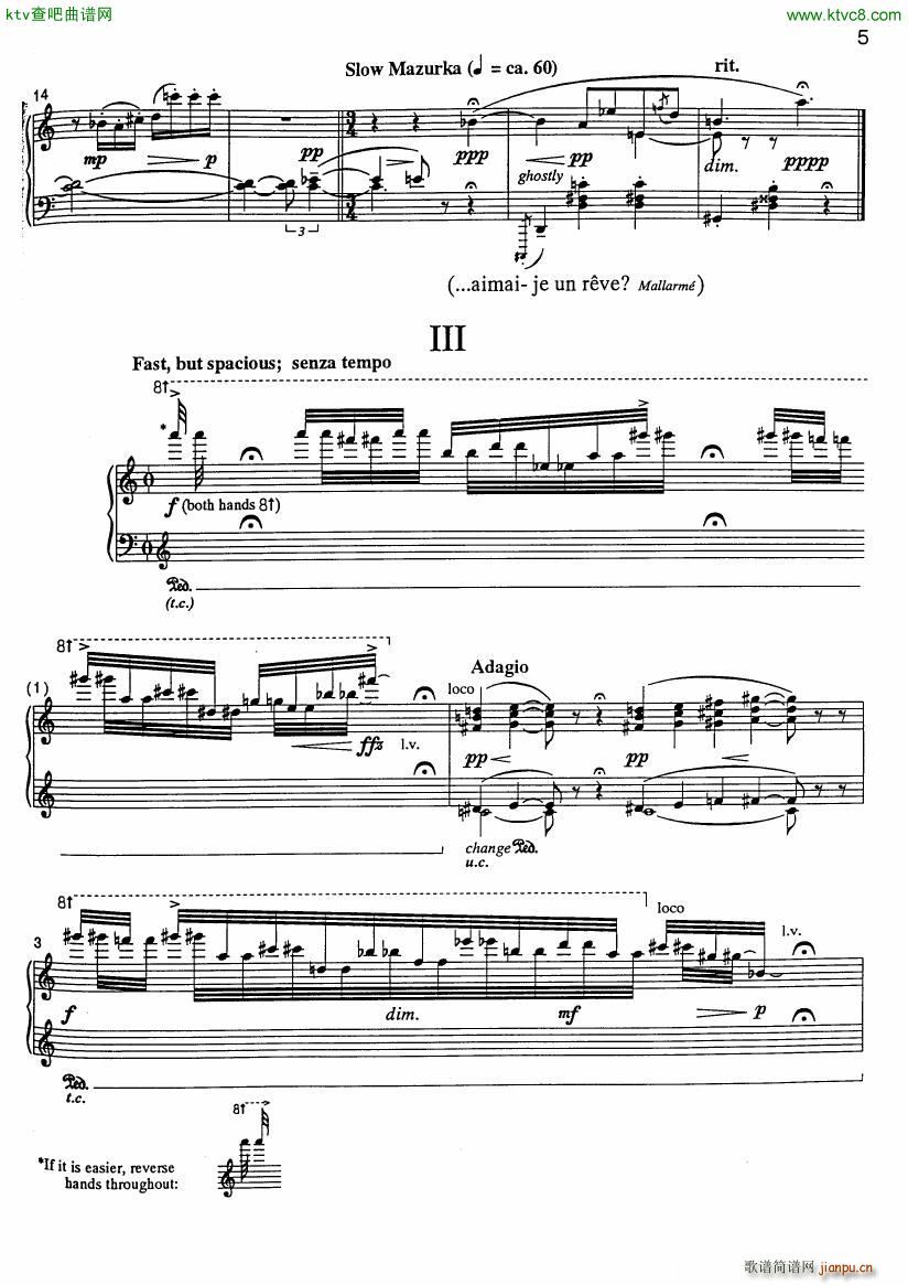 Bolcom 9 Bagatelles(V)6