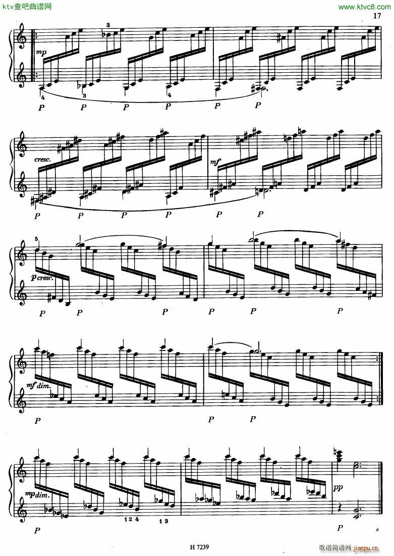 Hurnik piano etudes(V)14