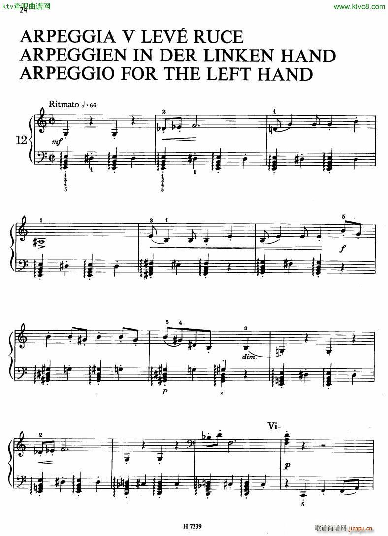 Hurnik piano etudes(V)21