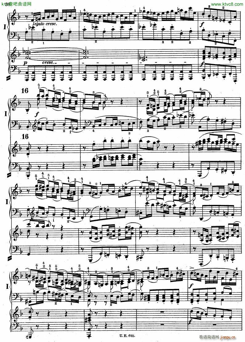 Bach JS BWV 1052 Keyboard Concerto in d ed R ntgen(V)39