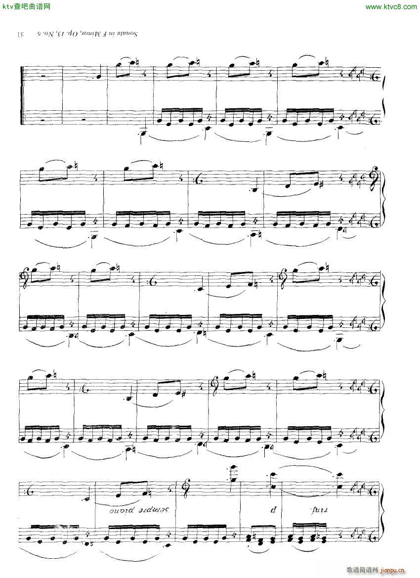 Clementi 13 6 Sonata Fminor 2 2(V)11