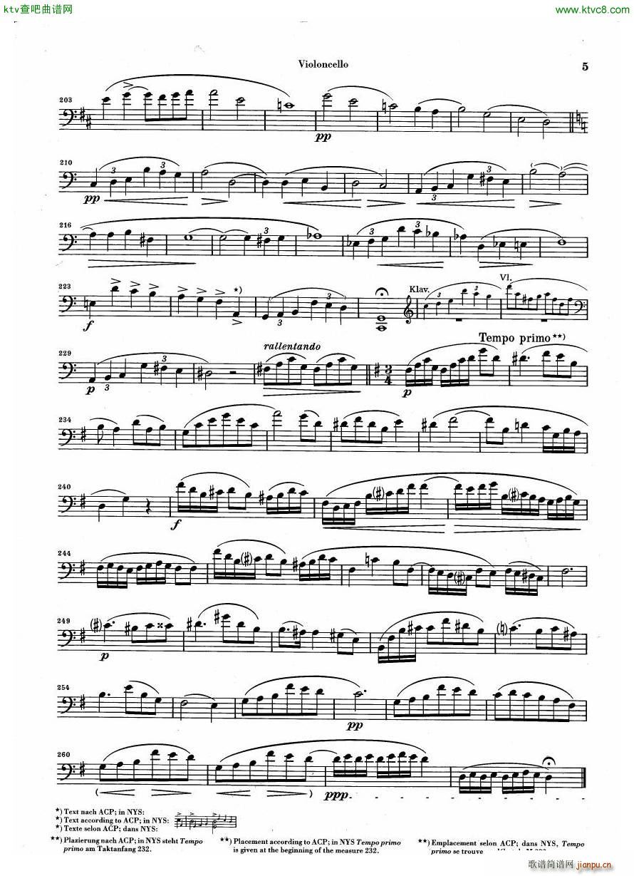 Debussy Piano Trio in G parts(V)12