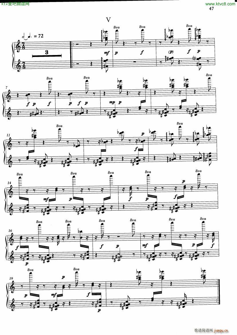 Feldman Nature Pieces for Piano(V)14