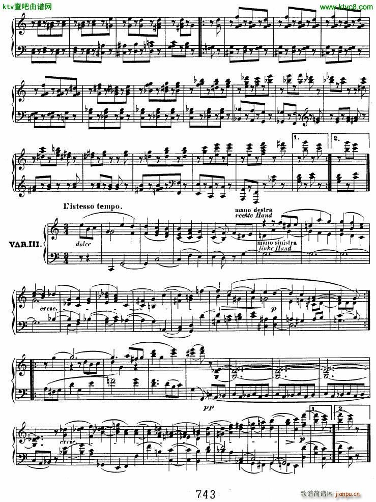 Beethoven op 120 Diabelli Variations(V)3