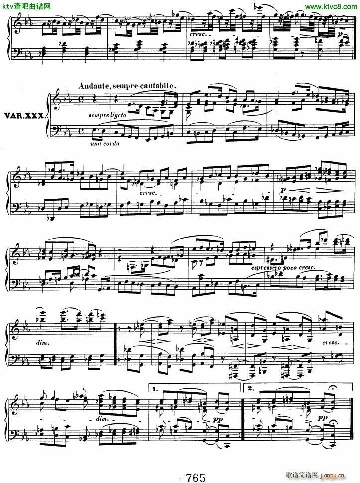 Beethoven op 120 Diabelli Variations(V)25