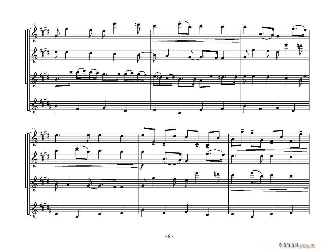Kanon in D Dur(V)8