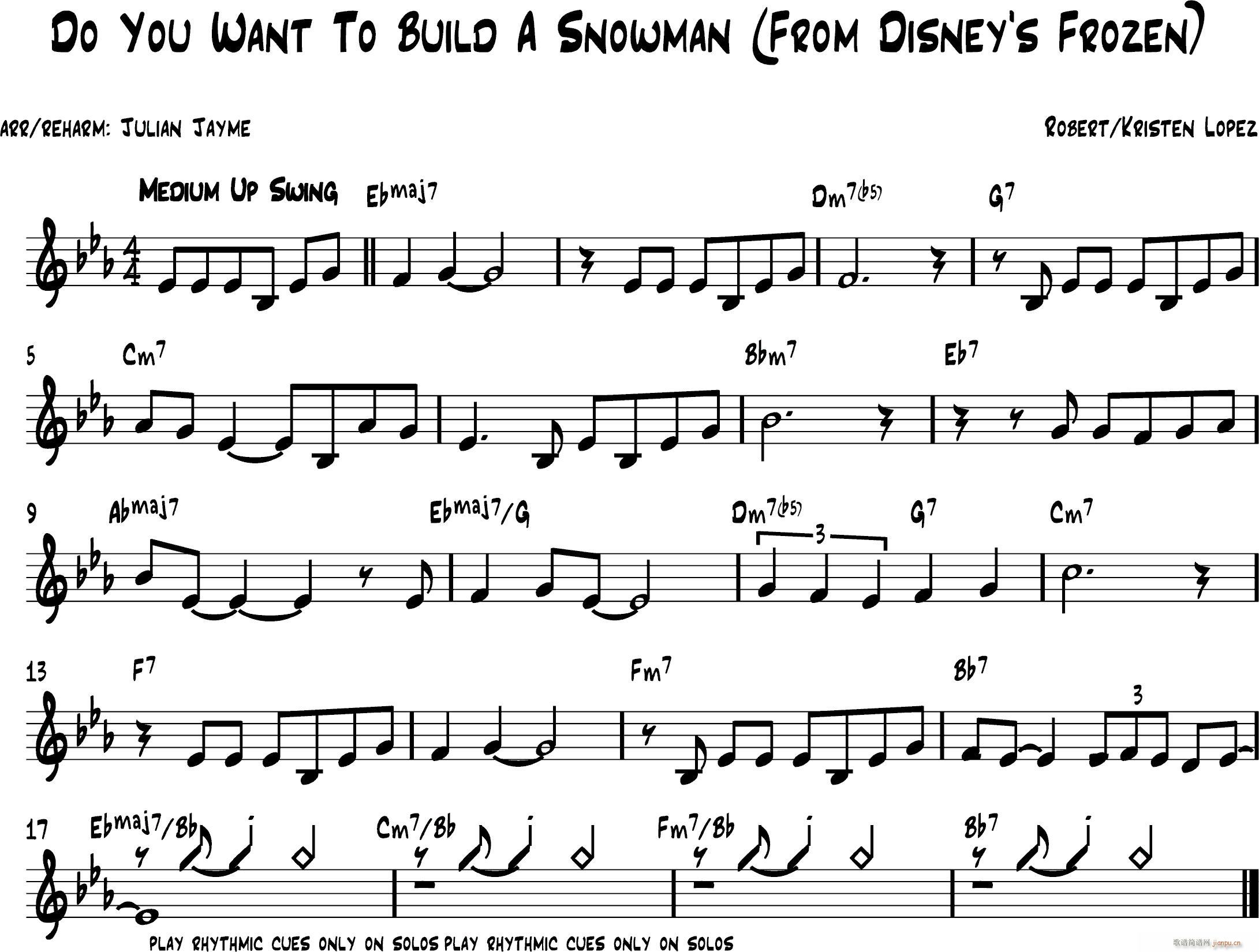 Do you want to build a snowman(V)1