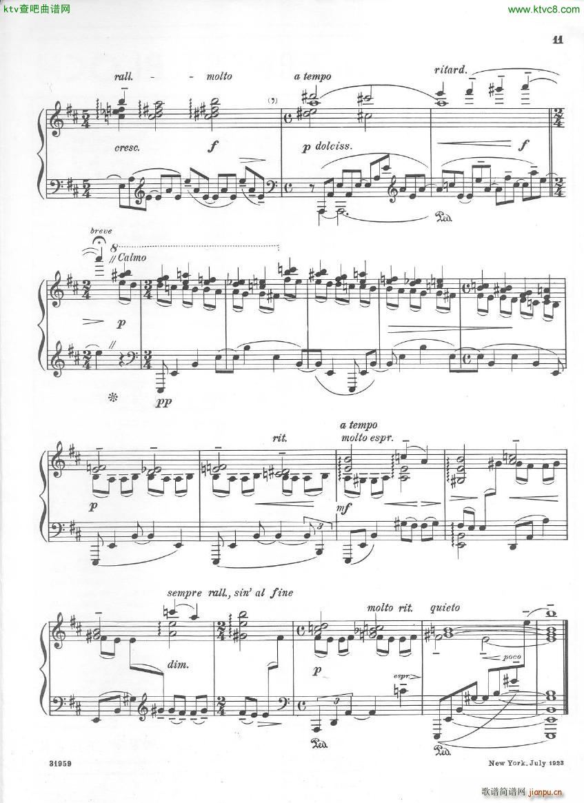 Bloch Five Sketches in Sepia(V)11