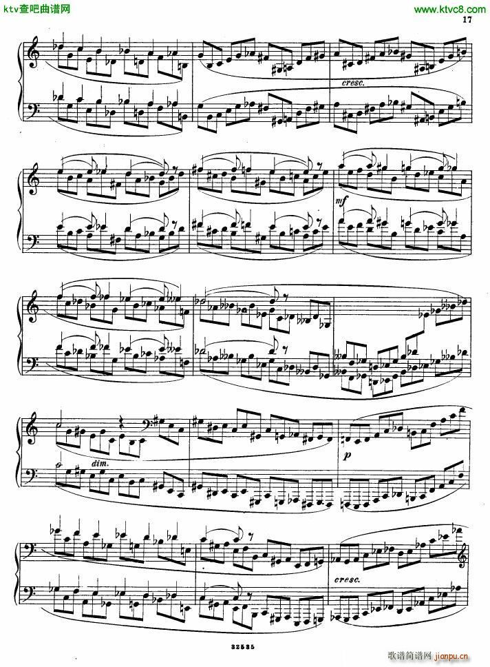 Gliere 25 Preludes op30 Book5(V)15