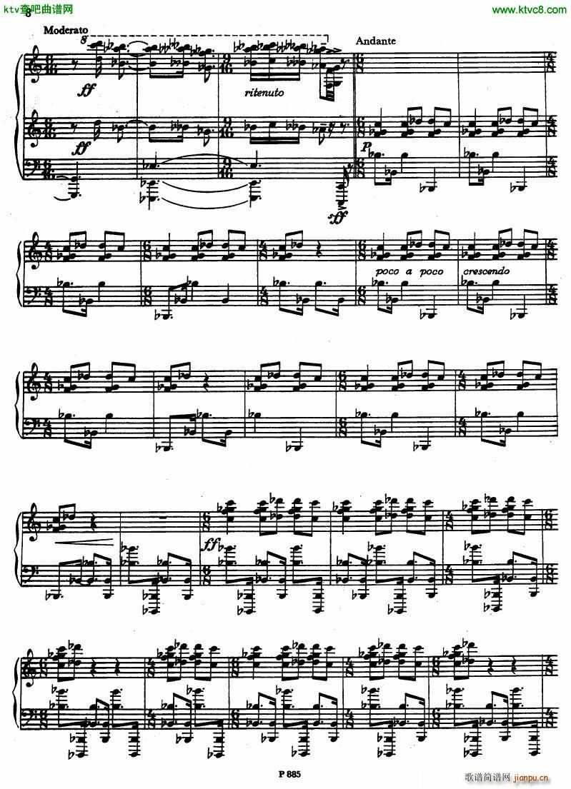 Fiser piano sonata no 4(V)6