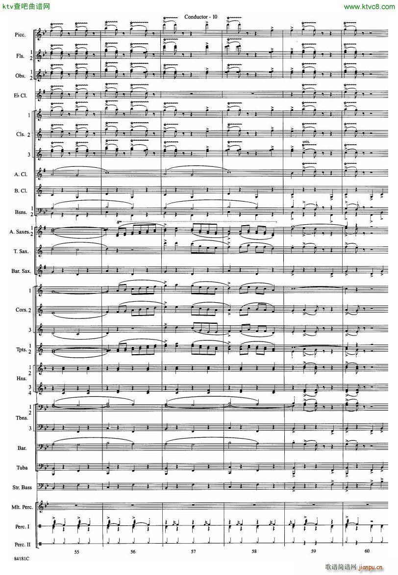 Anderson Sleigh Ride full score(V)11