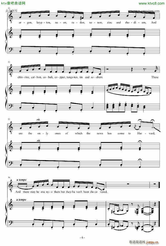The Element Song Ԫڱ֮(V)6