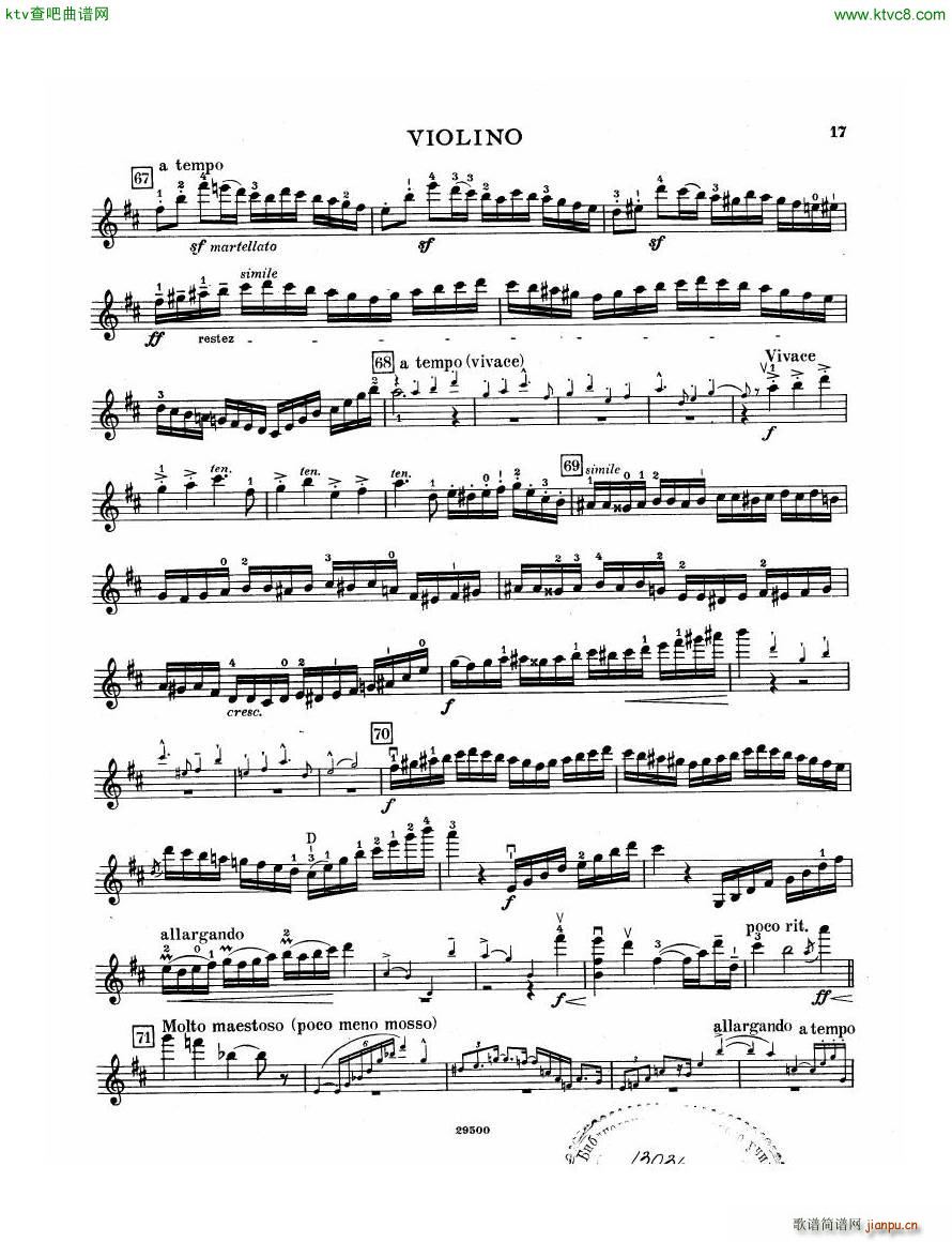 Elgar Violin Concerto Vn(V)17