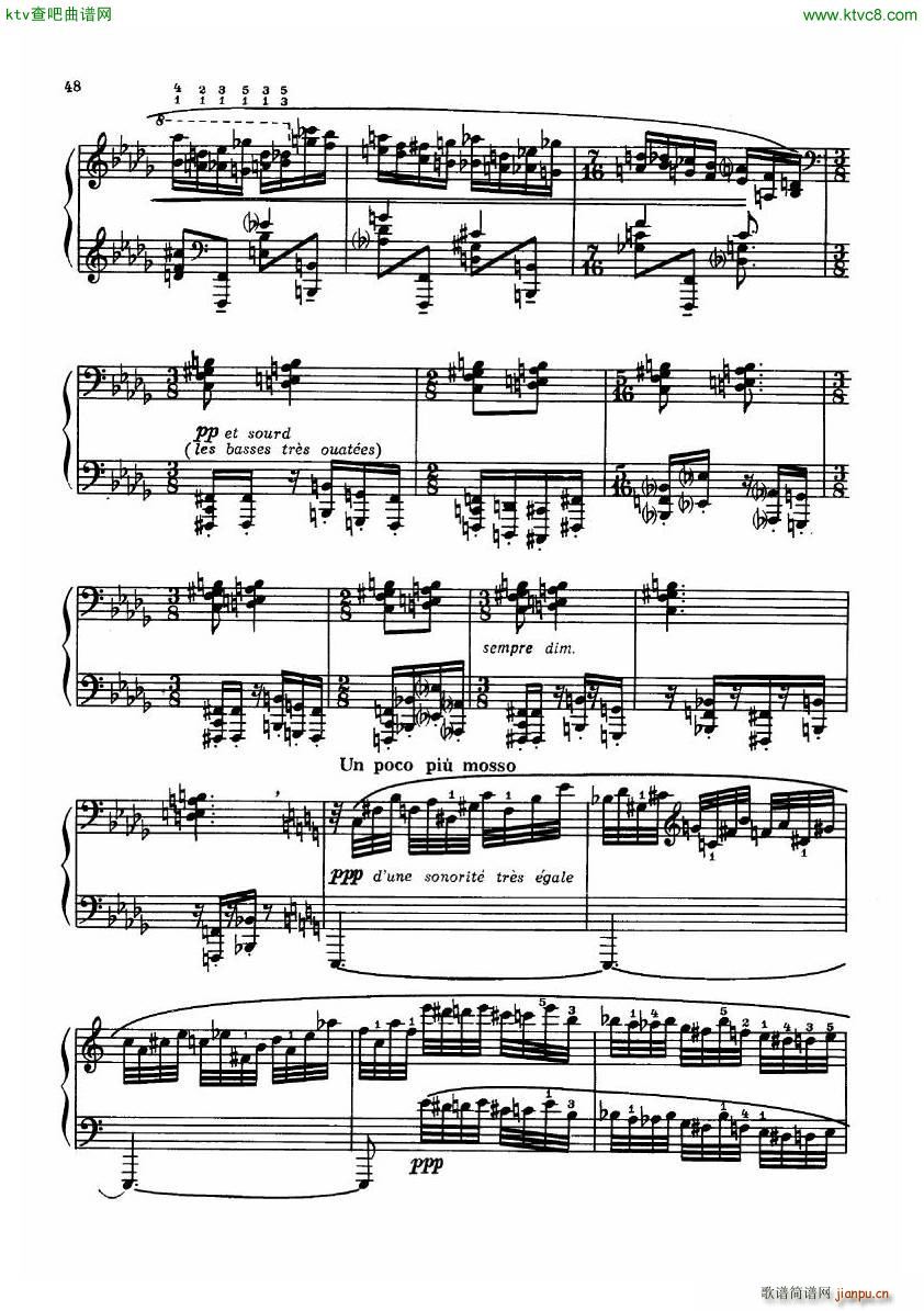 Dutilleux Piano Sonata Op 1 2 Assez lent(V)3